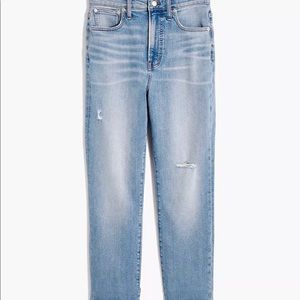 Madewell curvy perfect vintage jeans in Coffey wash
